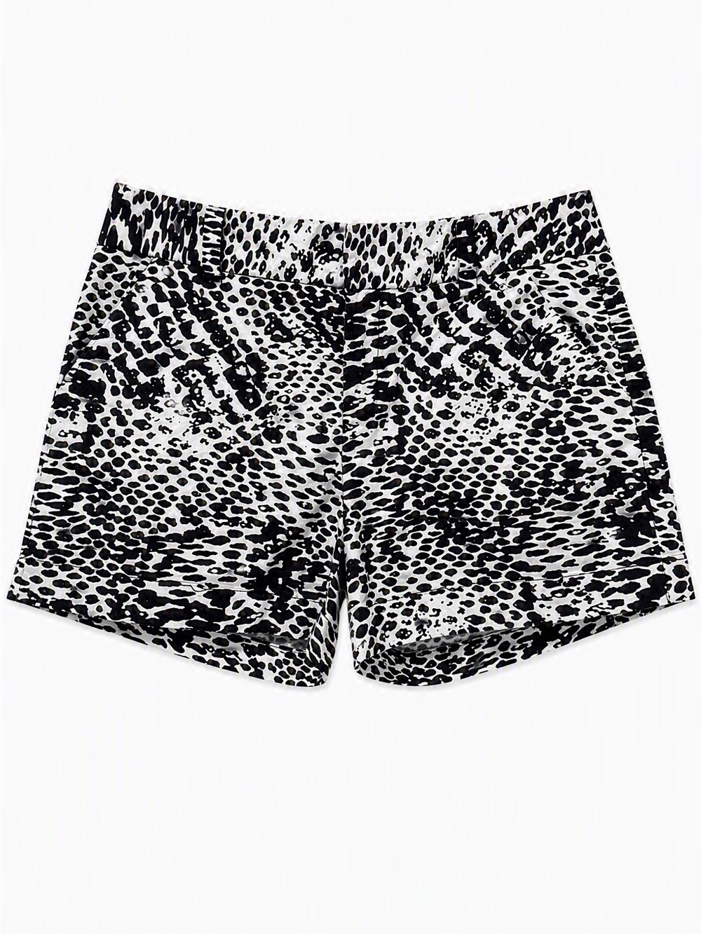 Calvin Klein Black & White Animal Print Shorts